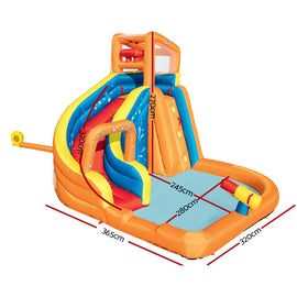 Bestway Water Slide Park 365x320x270cm Kids Play Swimming Pool Inflatable - RnR Galore