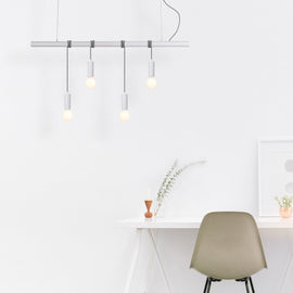 Bikkel 4 Lights Pendant Light - White - RnR Galore