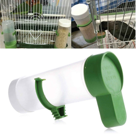 Bird Cage Food Dispenser Feeder Automatic Pet Parrot Budgie Cockatiel Aviary - RnR Galore