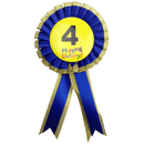 BIRTHDAY BADGE Party Favour Award Rosette Fancy Dress Girls Boys Childrens Kids RnR Galore