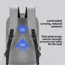Black 3 Piece Mens Backpack Set with Sling Bag and Pouch USB Charging Port Large Capacity Laptop Daypack Water Resistant Business Travel School Bag - RnR Galore