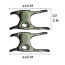 Black Adjustable Gardening Knee Pads - Comfortable Neoprene Knee Protectors for Weeding & Outdoor Work - RnR Galore