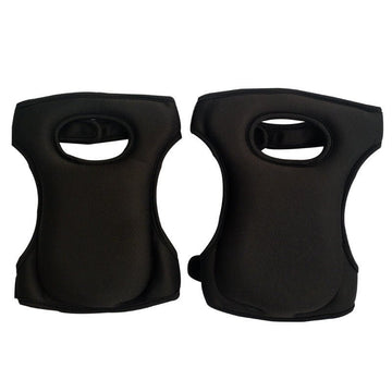 Black Adjustable Gardening Knee Pads - Comfortable Neoprene Knee Protectors for Weeding & Outdoor Work - RnR Galore