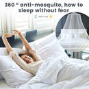 Black Hanging Princess Bed Canopy Mosquito Net - Dome Bedding for Dorm Rooms & Bedrooms (Fits 1.8m - 2m Beds) - RnR Galore