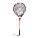 Black High Strength Large Landing Net - Fishing Net with Foldable Handle and Soft Rubber Netting, Dip Net for Fishing, Ideal for Boat, Pier, River Angling - RnR Galore
