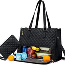 Black Insulated Lunch Bag and Laptop Cooler - Perfect for Keeping Food Fresh - RnR Galore