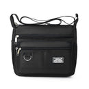 Black Men's Waterproof Oxford Cloth Crossbody Bag - Durable Anti - Theft Shoulder Backpack for Business, Travel & 10 - inch Tablet - RnR Galore