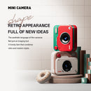 Black Retro Mini Digital Camera Keychain - 48MP Portable Pocket Camcorder with 1080p HD Video - RnR Galore