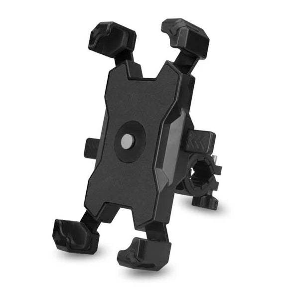 Black Secure Grip Bike Phone Mount - Adjustable 360 Rotation Bicycle Handlebar Holder, Universal Cradle for MTB & Road Cycling - RnR Galore