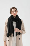 Black USB Electric Heated Scarf - 3 - Level Heat Setting Winter Neck Warmer - RnR Galore