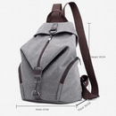 Black Women's Vintage Canvas Backpack Casual Daypack Retro College School Bag Large Capacity Rucksack for Travel Work & Daily Use - RnR Galore