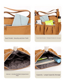 Blue Multi - Pocket Lightweight Nylon Crossbody Bag – Stylish, Functional, and Spacious Shoulder Bag for Women - RnR Galore