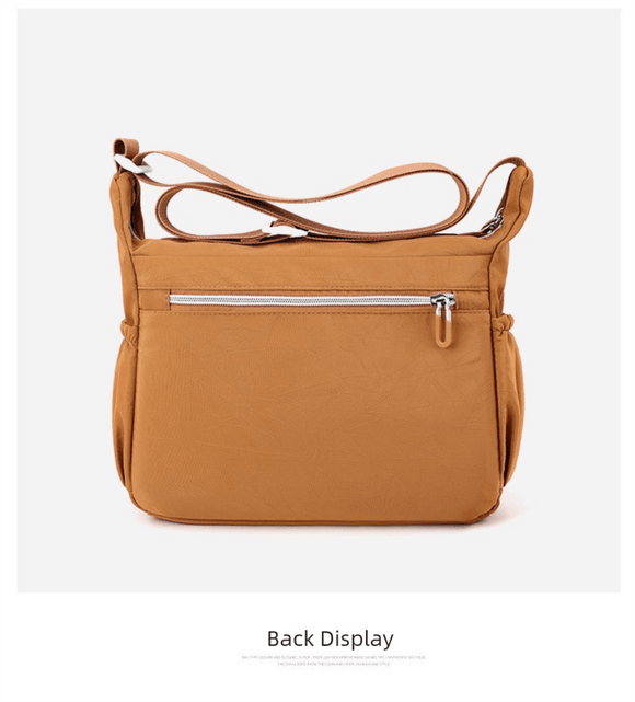 Blue Multi - Pocket Lightweight Nylon Crossbody Bag – Stylish, Functional, and Spacious Shoulder Bag for Women - RnR Galore