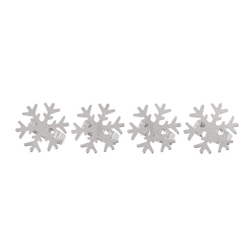 Bread and Butter Napkin Rings - Snow Flake - 4 Pack - RnR Galore