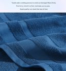 Brown Premium 3 - Piece 100% Cotton Towel Set - Ultra Soft, Absorbent & Quick - Dry for Bathroom - RnR Galore