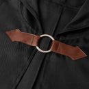 Brown Shadow Wanderer Hooded Cape - Premium Velvet Robe for Jedi, Wizard & Medieval Cosplay - RnR Galore