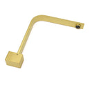Brushed Gold Square Bathroom Spout Gooseneck Arm Bathtub Filler Tap Water Outlet - RnR Galore
