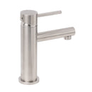Brushed Nickel Basic Round Bathroom Basin Mixer Laundry Vanity Sink Faucet Tap - RnR Galore