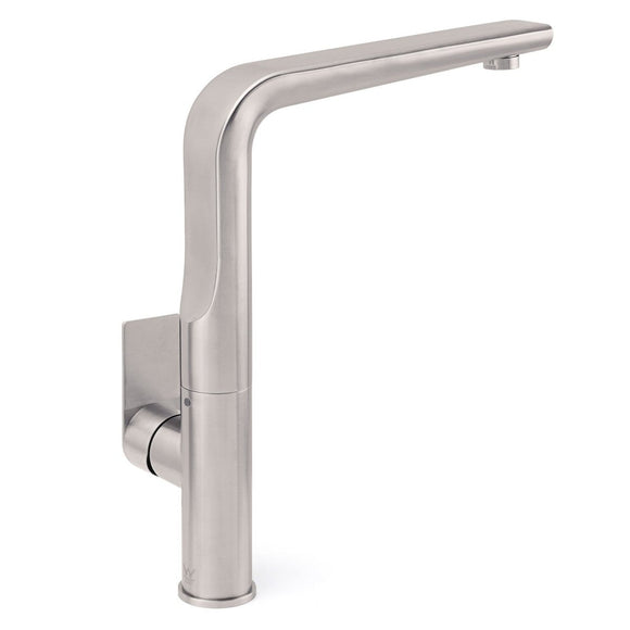 Brushed Nickel New Design Kitchen Mixer Sink Tap Laundry Faucet Swivel Spout - RnR Galore
