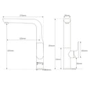 Brushed Nickel New Design Kitchen Mixer Sink Tap Laundry Faucet Swivel Spout - RnR Galore