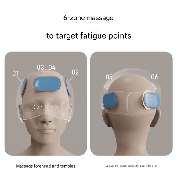 Capless Version Electric Head Massage Hat with Inflatable Airbags - 6 - Zone Scalp Therapy for Relaxation and Sleep Aid - RnR Galore