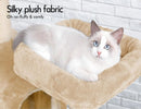 CARLA HOME 180cm Cat Tree Tower for Indoor Cats with Plush Perches, Dual Condos, Natural Sisal Scratching Posts & Ramps for Kittens & Adult Cats (Beige) - RnR Galore