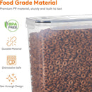 CARLA HOME Airtight Cereal Storage Containers BPA - Free Food Dispensers with Pouring Lids for Pantry & Kitchen (4 Pack 2,5L) - RnR Galore