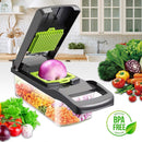 CARLA HOME Multifunctional Mandoline Vegetable Chopper 16 - in - 1 with Stainless Steel Blades, Storage Container & Hand Guard for Fruits & Veggies - RnR Galore