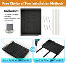 CARLA HOME Pack Pull Out Cabinet Organizer Expandable for Cabinets with Adjustable Slide Out Shelves and Easy Installation (Black) - RnR Galore