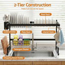 Cefito Dish Drying Rack for Kitchen Storage Organisation Kitchen Sink Organiser Dish Drainer - RnR Galore