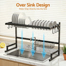 Cefito Dish Drying Rack for Kitchen Storage Organisation Kitchen Sink Organiser Dish Drainer - RnR Galore