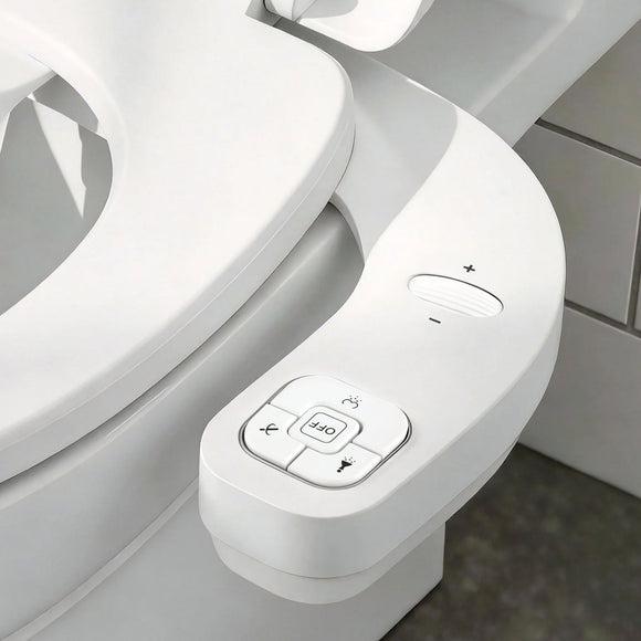 Cefito Ultra - Slim Bidet Attachment Detachable Bidet with Self - Cleaning Dual Nozzle Non - Electric Adjustable Water Pressure, Cold Water Toilet Bide - RnR Galore