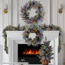 Christabelle 2.7m Christmas Garland Snowy with LED Lights Stamford Spruce Tree Decoration Ornament - RnR Galore