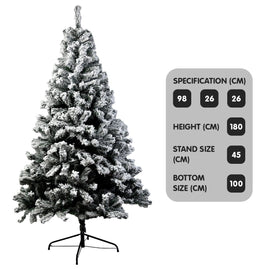 Christabelle Snow - Tipped Artificial Christmas Tree 1.8m - 850 Tips - RnR Galore