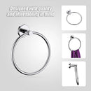 Classic Chrome Towel Bar Rail Ring Bathroom - RnR Galore
