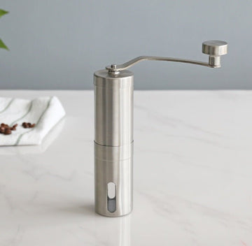 Coffee Bean Grinder Manual Silver - RnR Galore