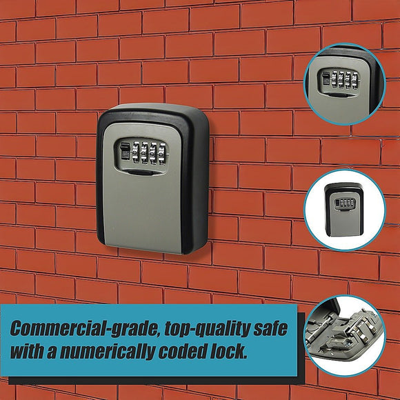 Commercial Grade Lock Wall Mounted Key Safe Storage Lock Box security - RnR Galore