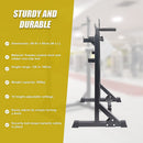 Commercial Squat Rack Adjustable Pair Fitness Exercise Weight Lifting Gym Barbell Stand - RnR Galore