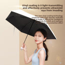 Coral pink Compact Mini Travel Umbrella UPF50+ UV Protection Waterproof 6 - Fold Flat Design Lightweight Sun & Rain Parasol for Handbag - RnR Galore