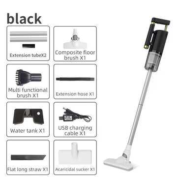 Cordless 2 - in - 1 Handheld & Stick Vacuum Cleaner - Powerful Suction, Washable Filter, Multi - Tool Kit(black) - RnR Galore