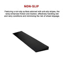 Cuttable Threshold Ramp Rubber Wheelchair Ramp Solid 4 cm Rise 90 cm Wide - RnR Galore