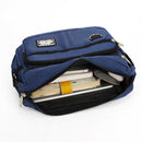 Dark Blue Men's Waterproof Oxford Cloth Crossbody Bag - Durable Anti - Theft Shoulder Backpack for Business, Travel & 10 - inch Tablet - RnR Galore