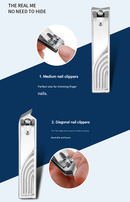 Dark Blue Mini Suitcase Manicure Set - 8 - Piece Portable Grooming & Nail Care Travel Kit - RnR Galore