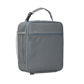 Dark grey Insulated Lunch Bag with Shoulder Strap - Portable & Large Capacity Thermal Bento Tote - RnR Galore