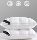 Dark Grey Luxury Adjustable Bed Pillow Set (2 - Pack) - Hotel Quality Down Alternative for Ultimate Neck Support & Comfort - RnR Galore