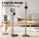 Devanti 300W Stick Vacuum Cleaner Cordless Self - Standing Golden - RnR Galore