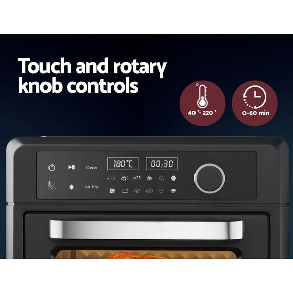 Devanti Air Fryer 20L LCD Fryers Oven - RnR Galore