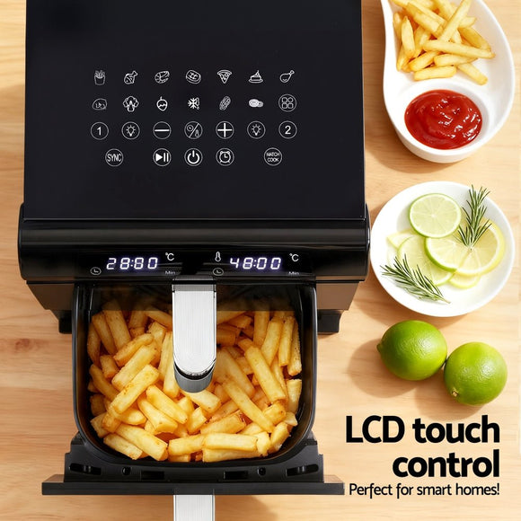Devanti Air Fryer Oven 11L Dual Zone Fryers - RnR Galore