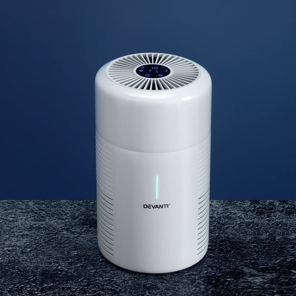 Devanti Air Purifier HEPA Filter Home Purifiers Dust Sensor PM2.5 Remover - RnR Galore