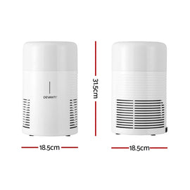 Devanti Air Purifier HEPA Filter Home Purifiers Dust Sensor PM2.5 Remover - RnR Galore